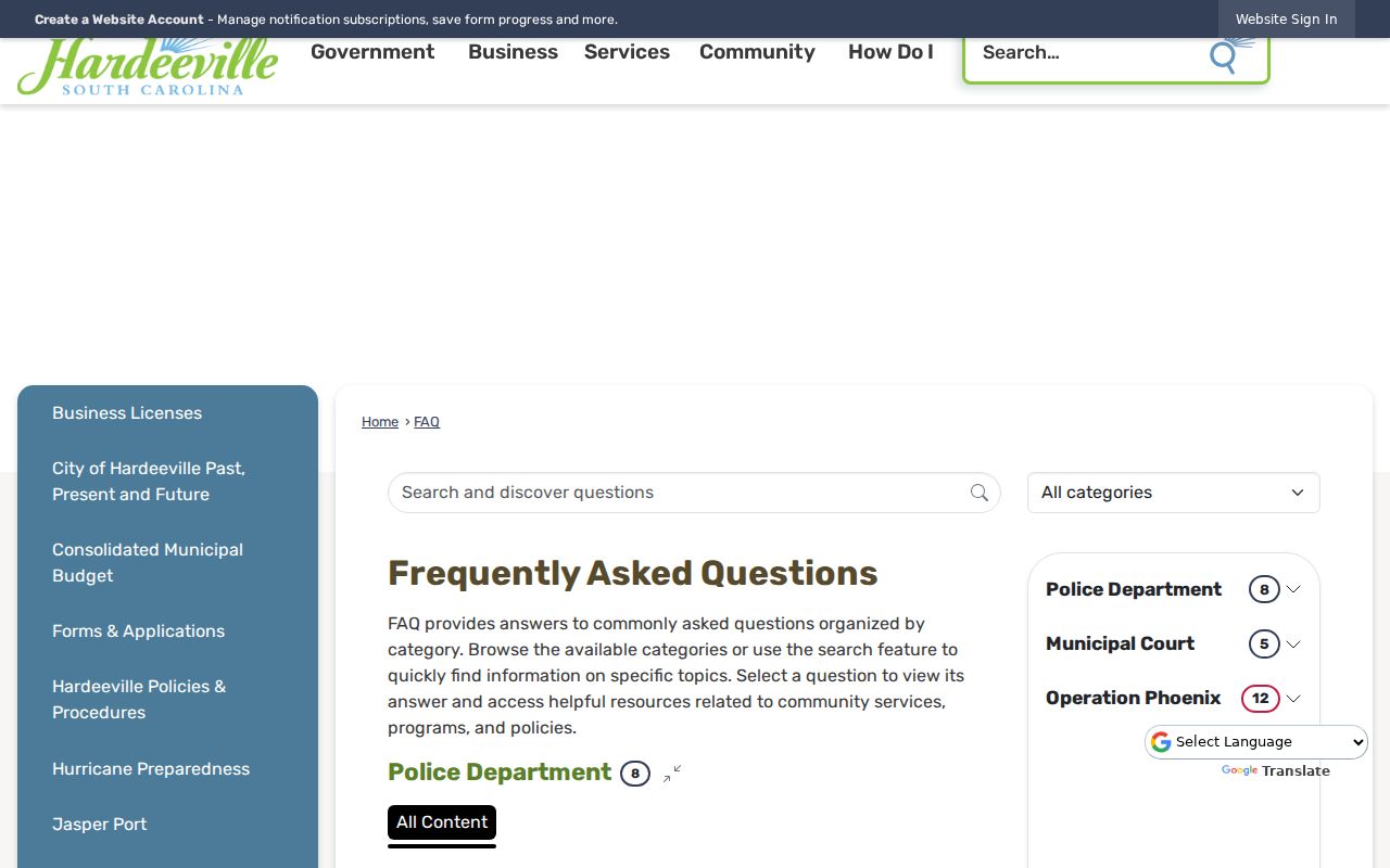 Hardeeville criminal record report copy fee and timing FAQ